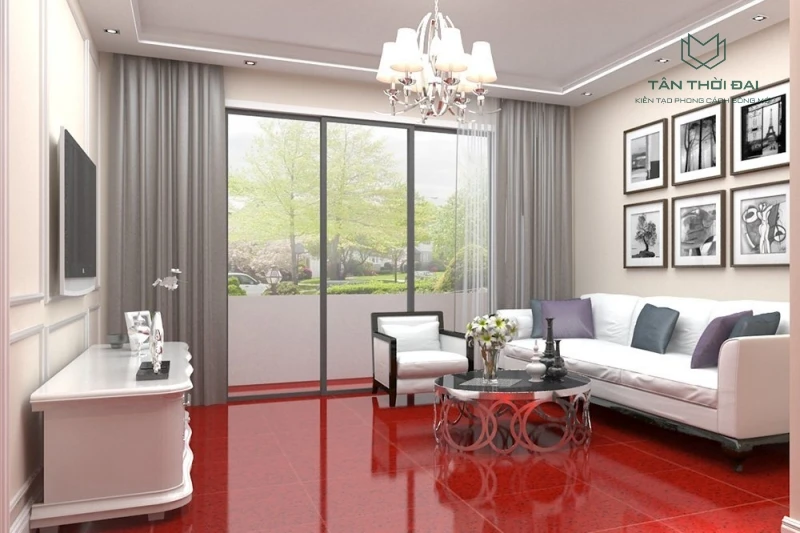 Tổng hợp các mẫu gạch lát nền màu đỏ đẹp nhất hiện nay