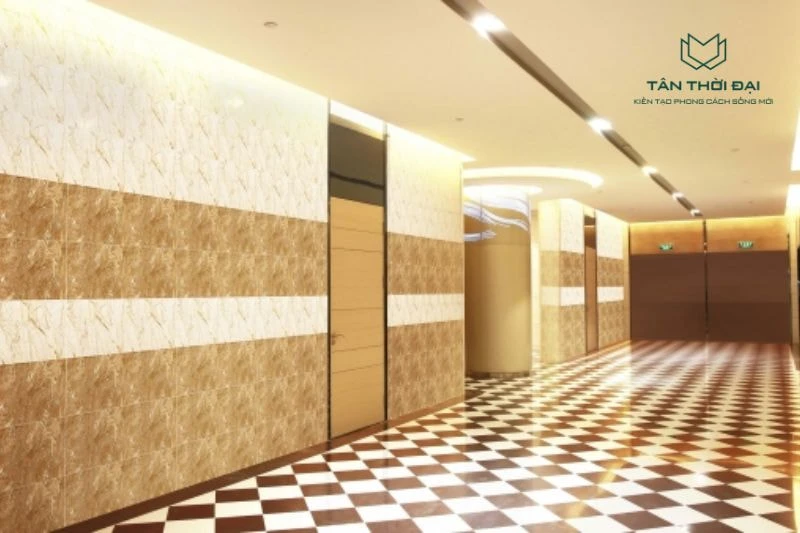 BST mẫu gạch ốp tường màu vàng kem đẳng cấp không thể bỏ lỡ