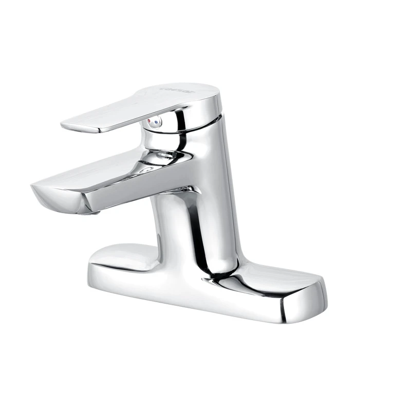 Vòi Lavabo Caesar B202CU Nóng Lạnh Kèm Xả Nhấn 3 Lỗ