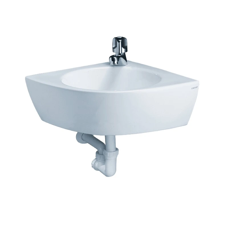 Chậu rửa Lavabo góc treo tường Caesar L2014