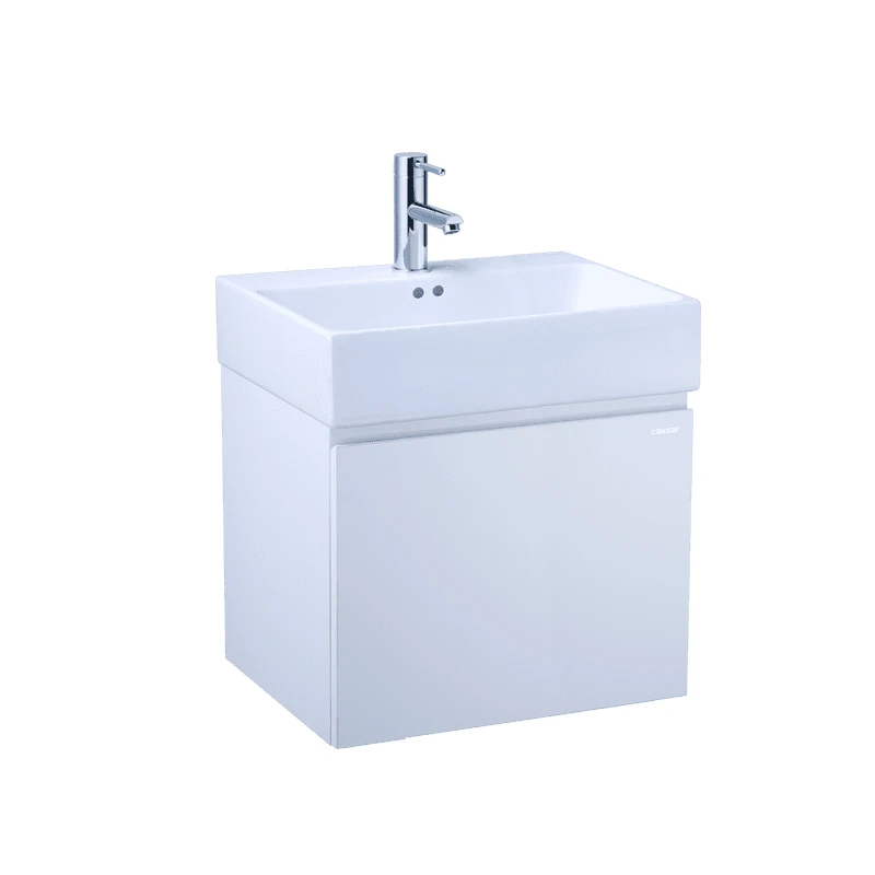 Chậu rửa Lavabo đặt bàn Caesar LF5263 và tủ treo EH05263AV