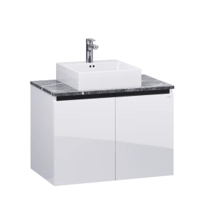 Chậu rửa Lavabo đặt bàn Caesar LF5261 và tủ treo EH48001AV