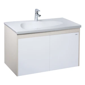 Chậu rửa Lavabo đặt bàn Caesar LF5368 và tủ treo EH05368ADV