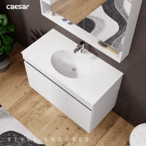 Lavabo và tủ treo tường Caesar LF5028 + EH15028AV