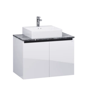 Chậu rửa Lavabo đặt bàn Caesar LF5263 và tủ treo EH48001AV