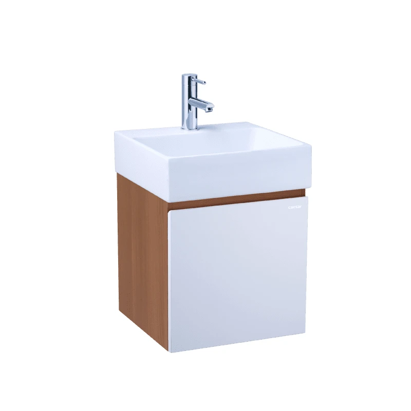 Chậu rửa Lavabo đặt bàn Caesar LF5257 và tủ treo EH05257AWV