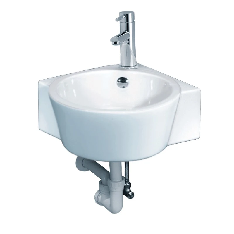 Chậu rửa Lavabo góc treo tường Caesar LF5238