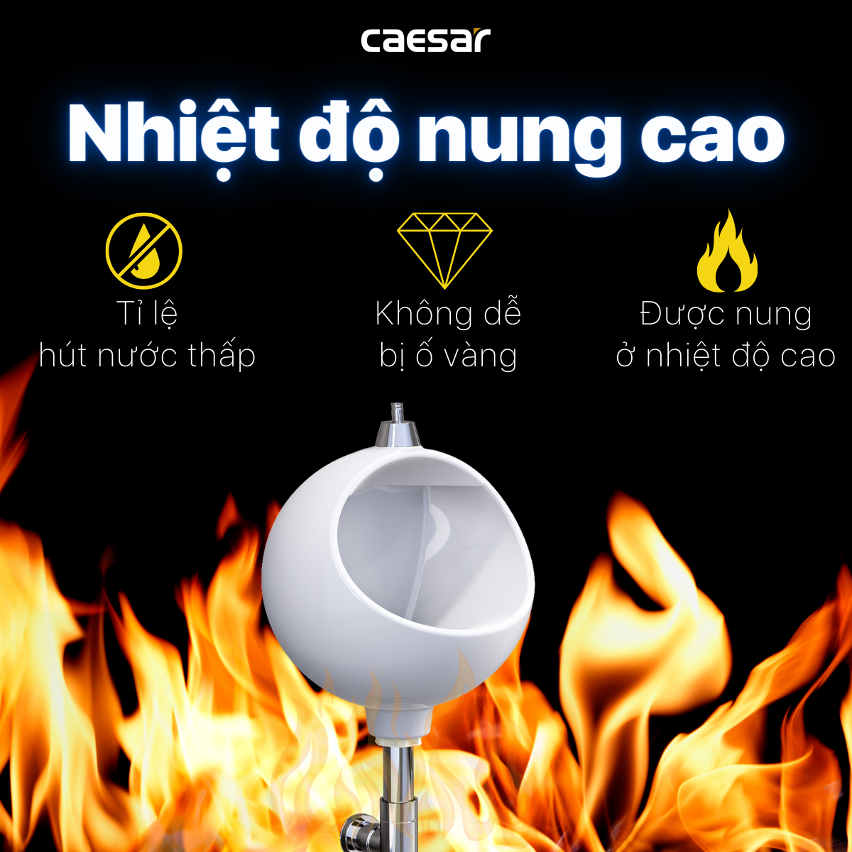 Bệ tiểu nam Caesar U0210