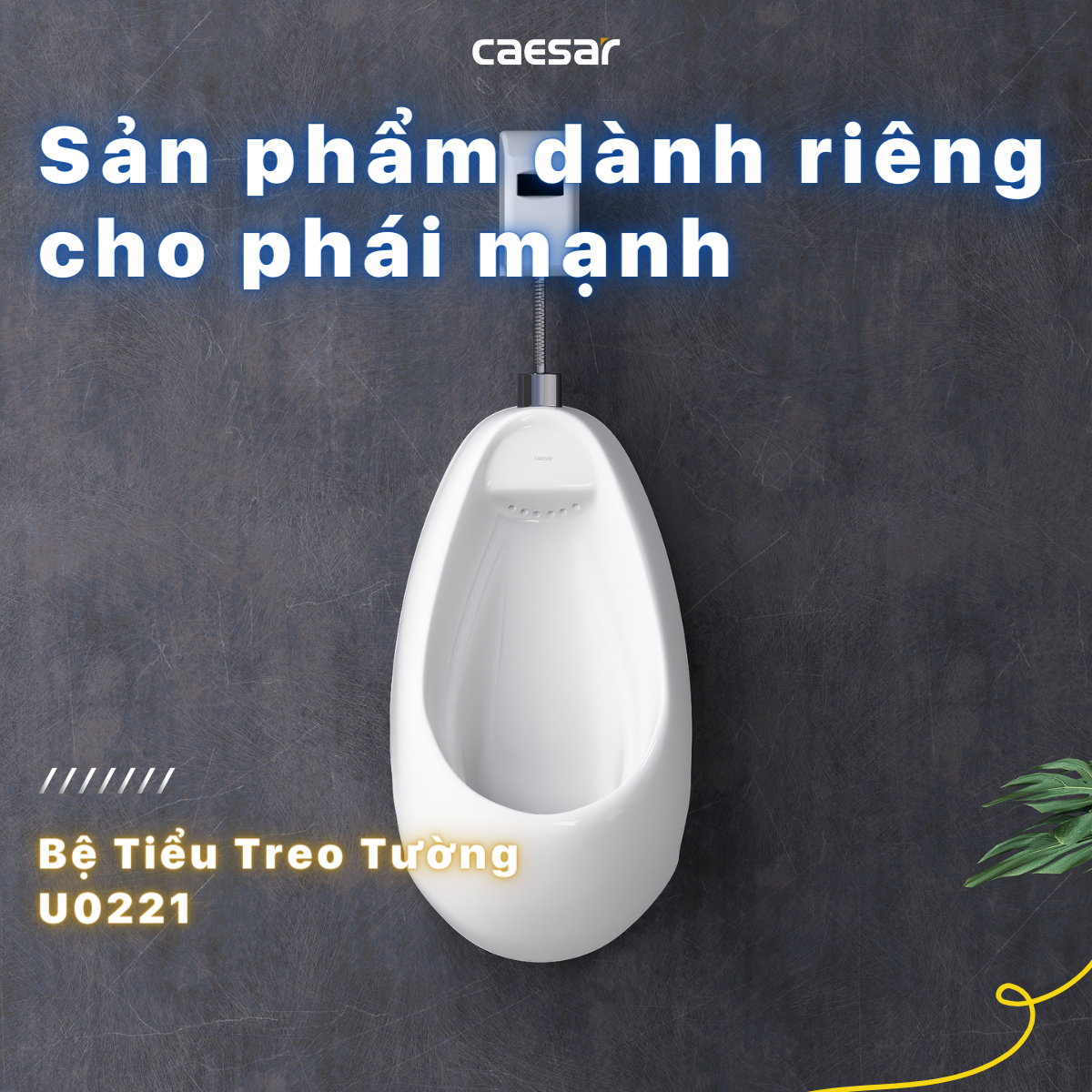 Bệ tiểu nam Caesar U0221