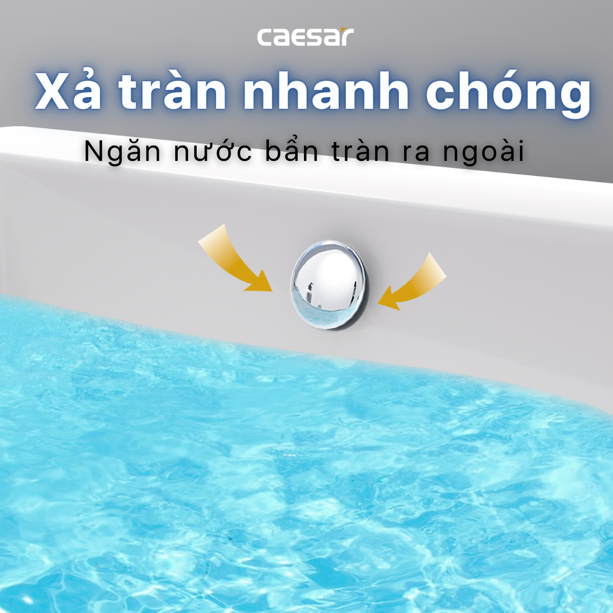 Chậu rửa Lavabo dương bàn Caesar LF5026