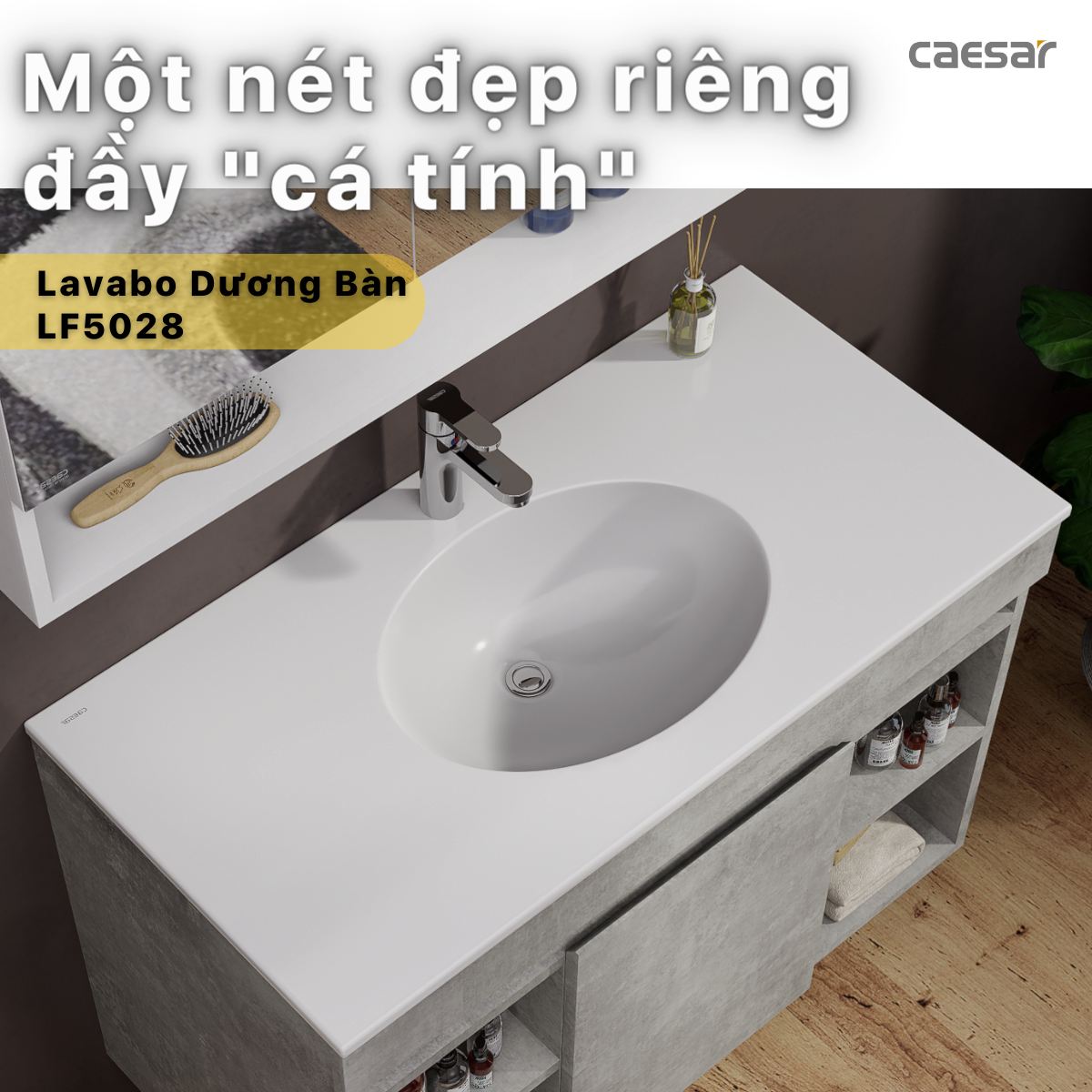 Chậu rửa Lavabo dương bàn LF5028