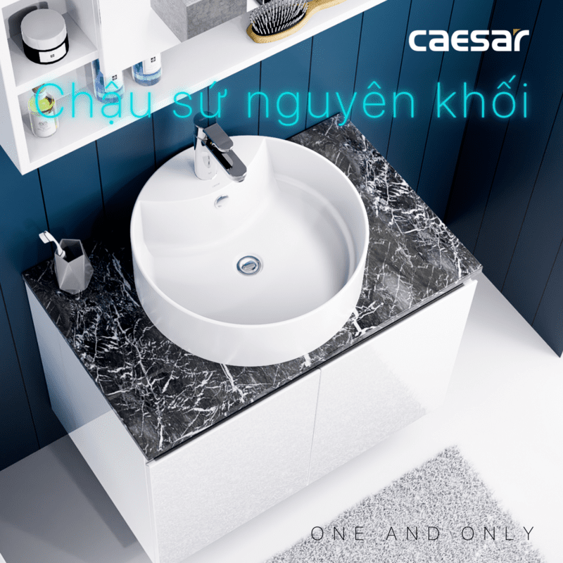 Lavabo và tủ treo tường Caesar LF5240 + EH48001AV