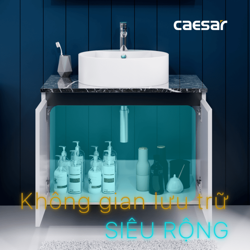 Lavabo và tủ treo tường Caesar LF5240 + EH48001AV