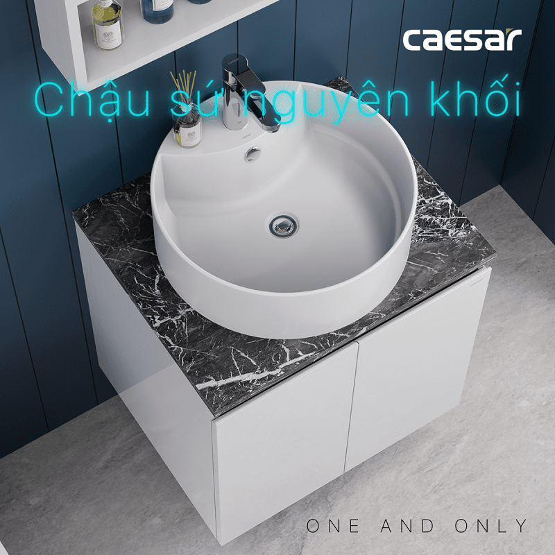 Lavabo và tủ treo tường Caesar LF5240 + EH46001AV