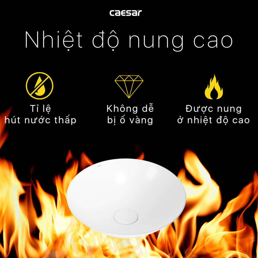 Chậu rửa Lavabo dương bàn Caesar L5221