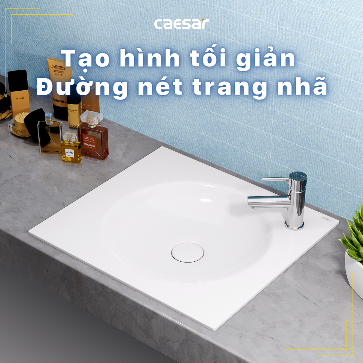 Chậu rửa Lavabo dương bàn LF5038