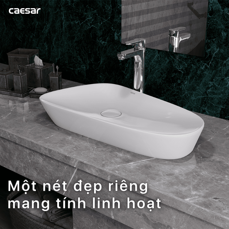 Chậu rửa Lavabo đặt bàn Caesar LF5260