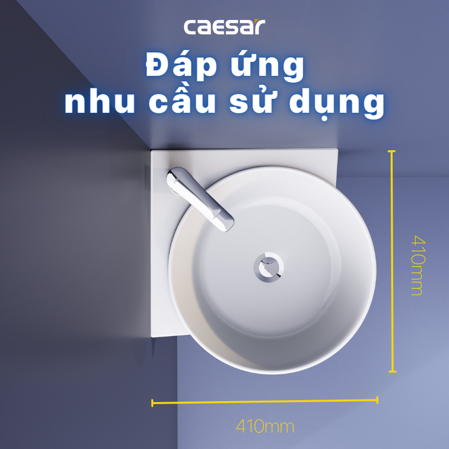 Chậu rửa Lavabo góc treo tường Caesar LF5238