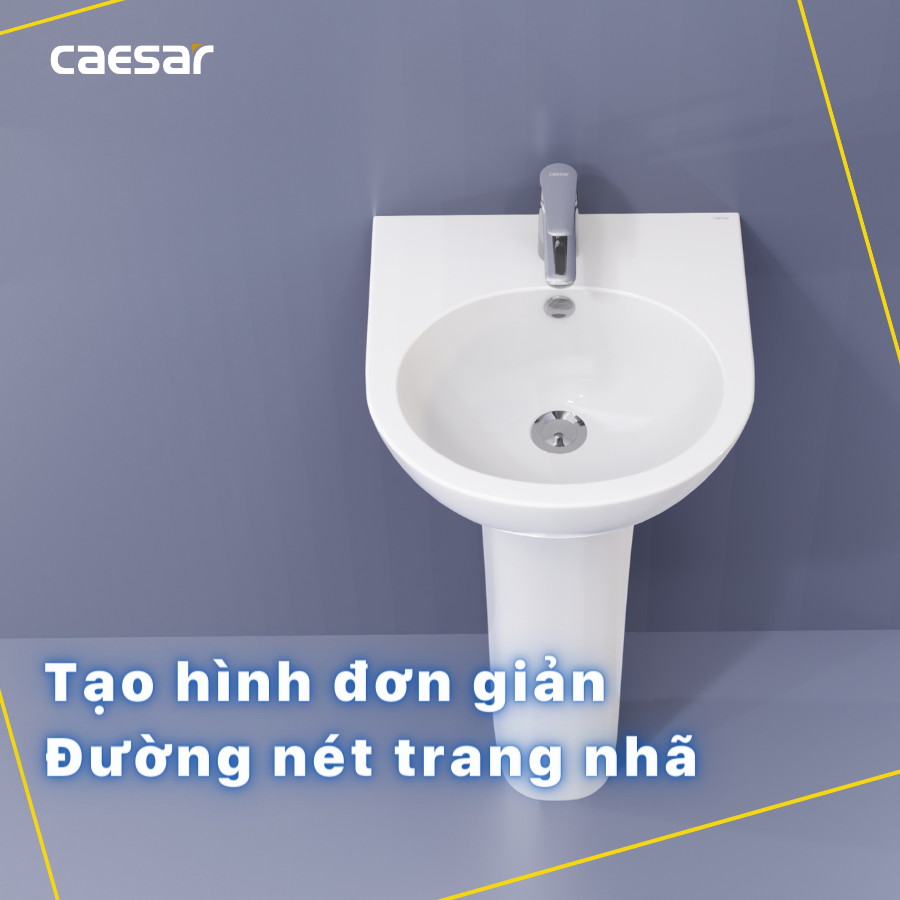 Chậu rửa Lavabo treo tường Caesar L2140