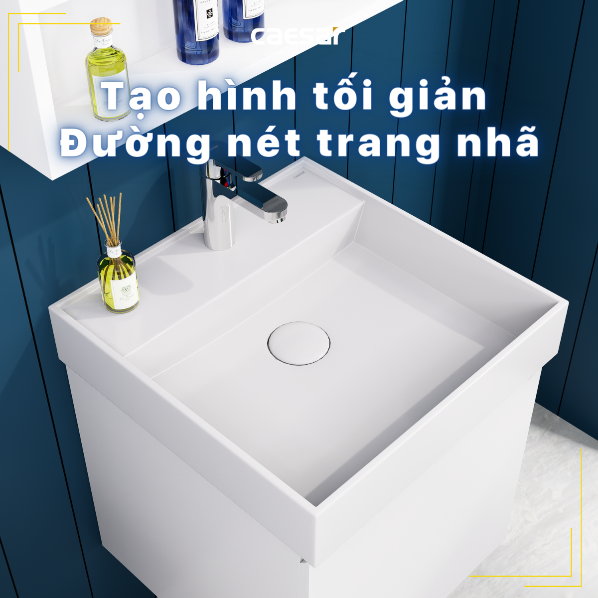 Chậu rửa Lavabo đặt bàn Caesar LF5380