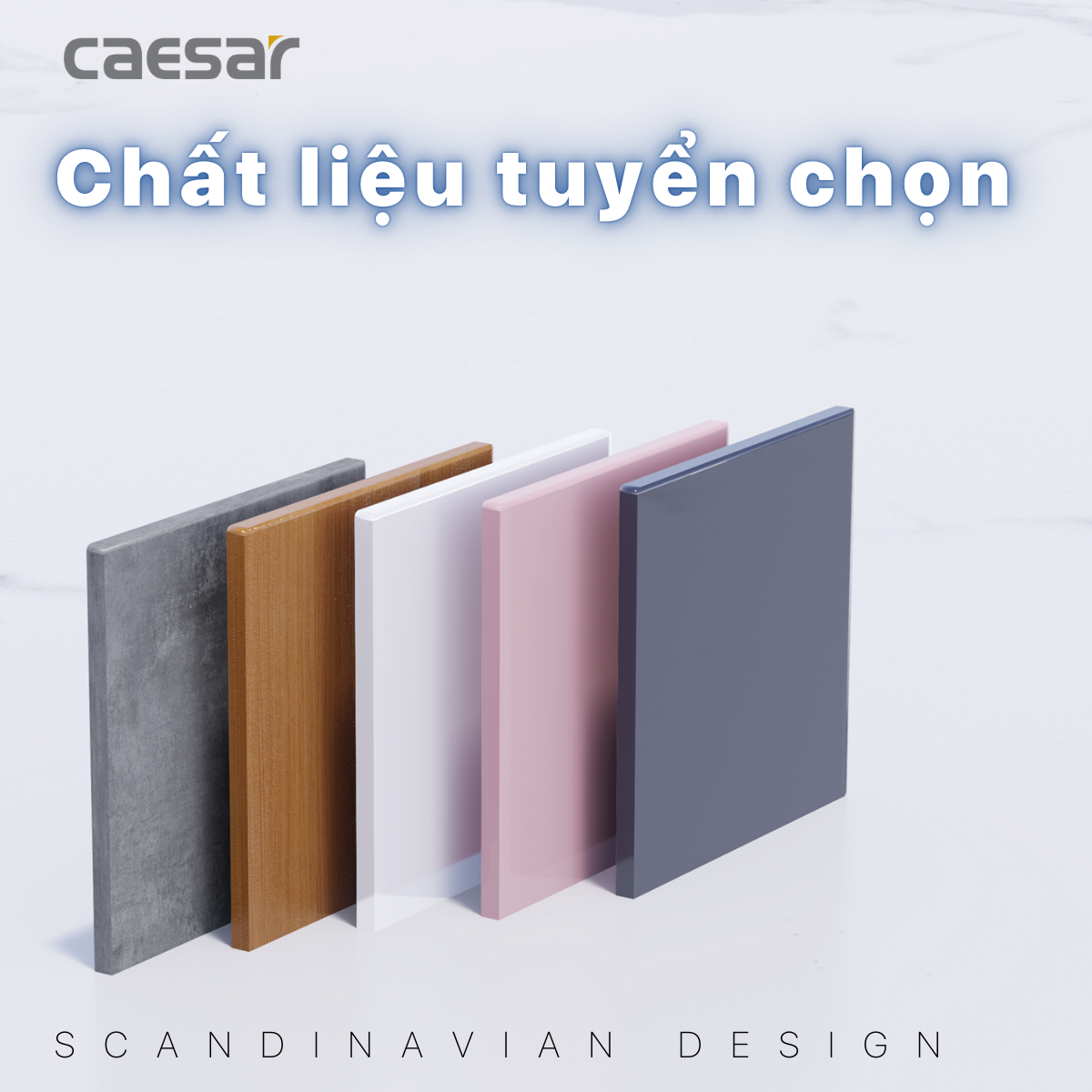 Chậu rửa Lavabo đặt bàn Caesar LF5382 và tủ treo EH05382AV