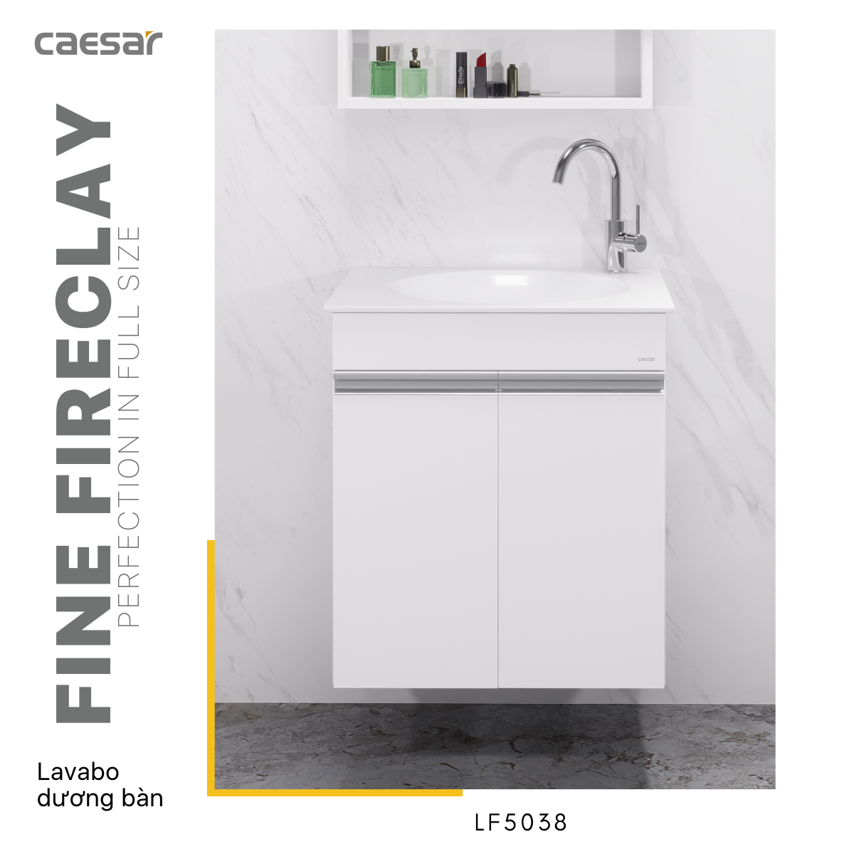 Tủ chậu lavabo treo tường Caesar EH05038AV