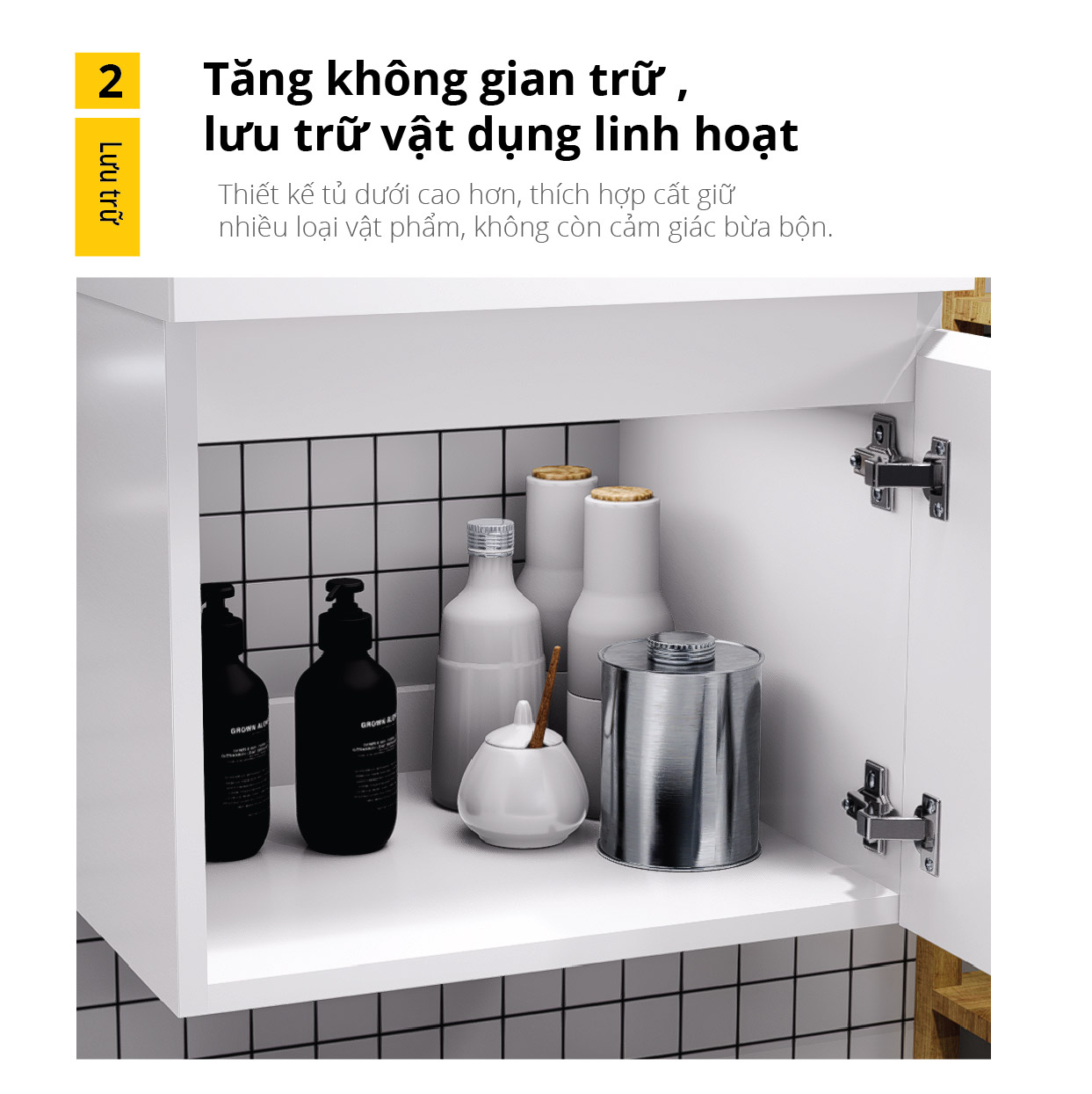 Tủ chậu lavabo treo tường Caesar EH05253AV