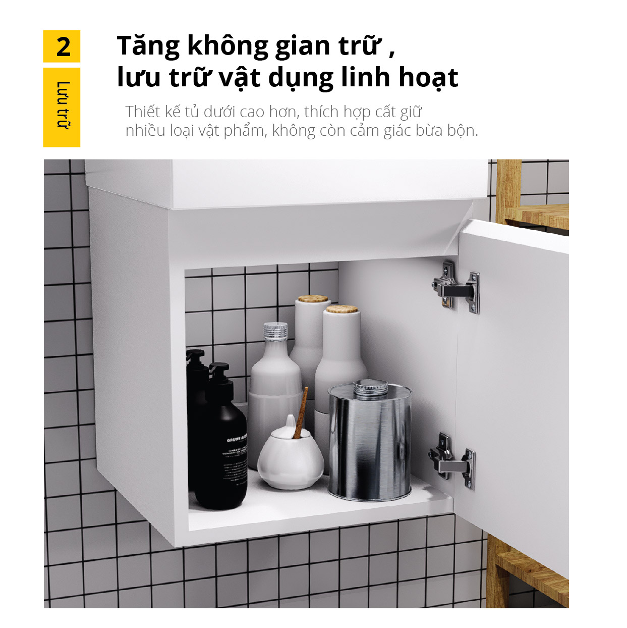 Tủ chậu lavabo treo tường Caesar EH05257AV