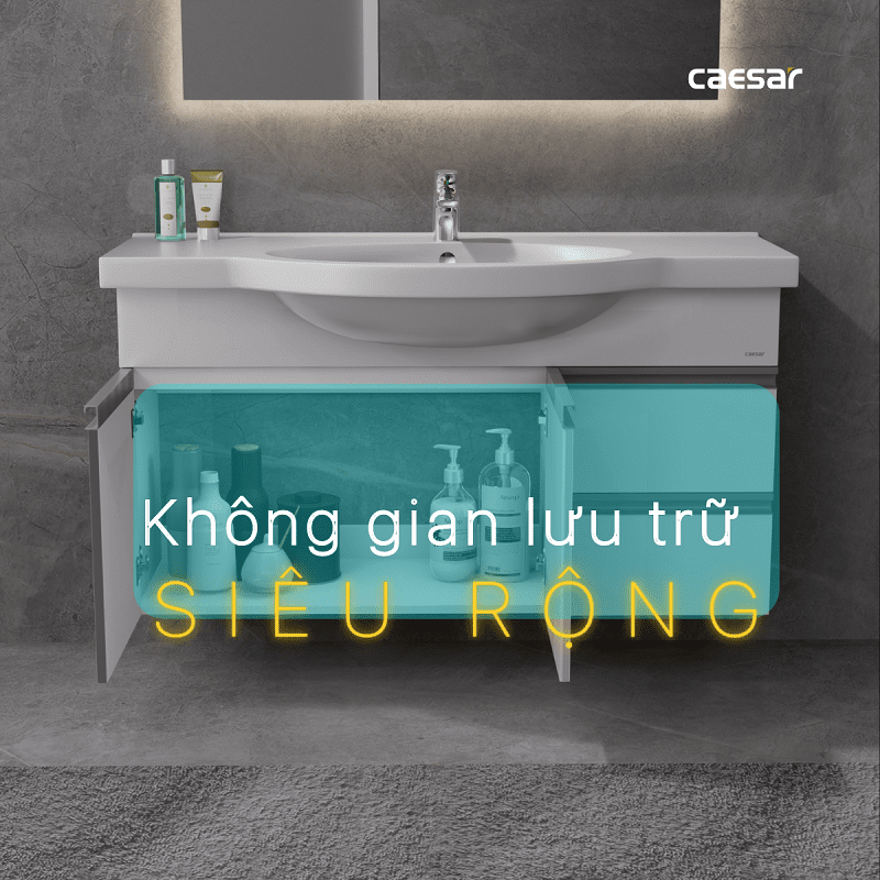 Tủ chậu lavabo treo tường Caesar EH05324AV