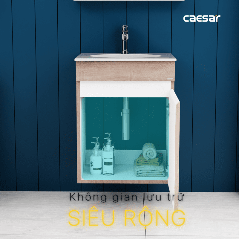 Tủ lavabo treo tường Caesar EH15022AW7V