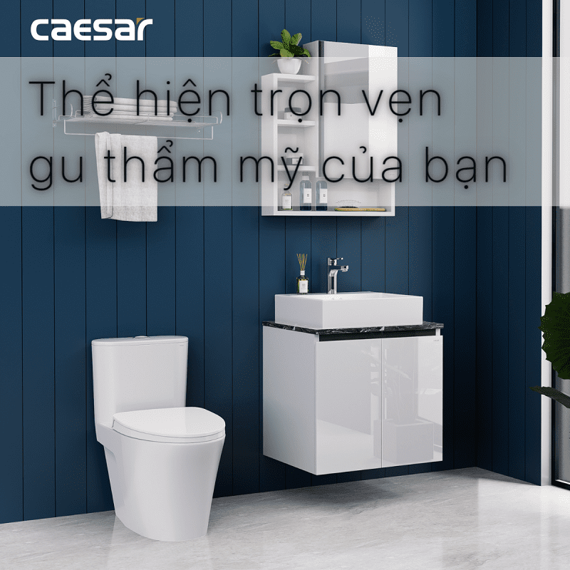 Tủ lavabo treo tường Caesar EH46001AV