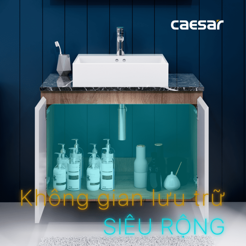 Tủ lavabo treo tường Caesar EH48001AWV