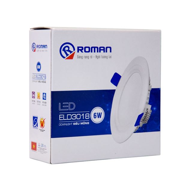 Đèn Downlight siêu mỏng ELD3018/6W