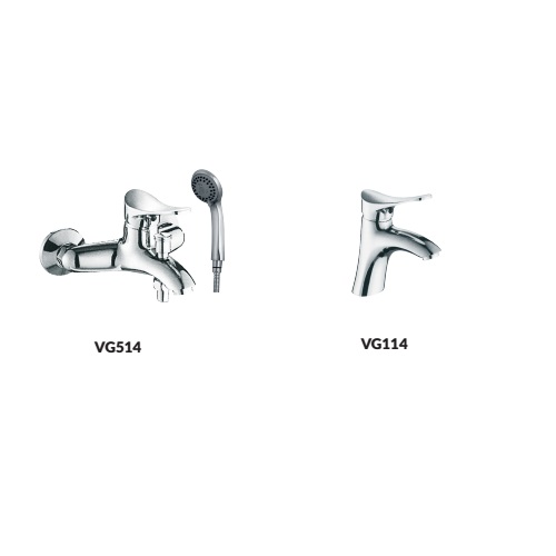 Bộ vòi chậu – Sen tắm Viglacera VG114-VG514