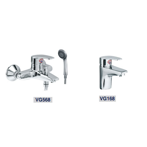 Bộ vòi chậu – Sen tắm Viglacera VG168-VG568